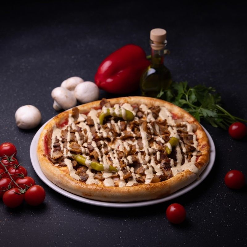 Kebab Pizza