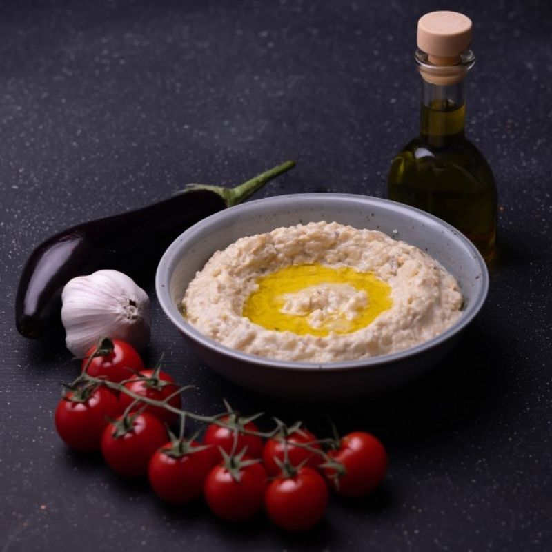  BABA GHANOUGH-KRÄMIG AUBERGINERÖRA 