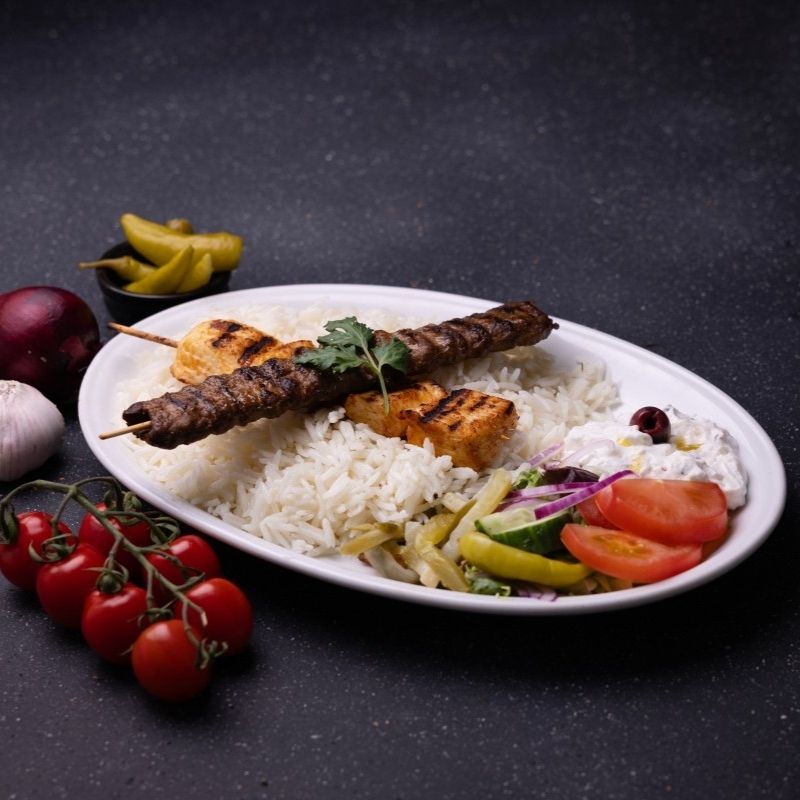  Combo Spett (En kyckling & En Kebab) 